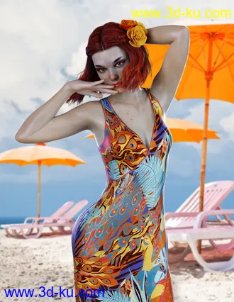 3D打印模型Leisure Time Textures for Floral Fiesta Outfit的图片