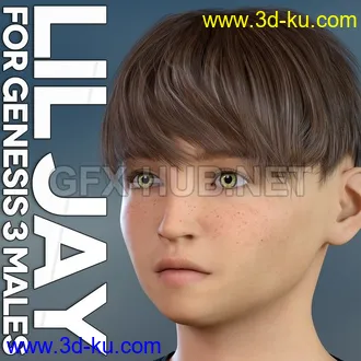 3D打印模型Lil Jay for Genesis 3 Males的图片