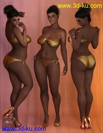 3D打印模型LIL-Shantrea for Genesis 8 Female的图片