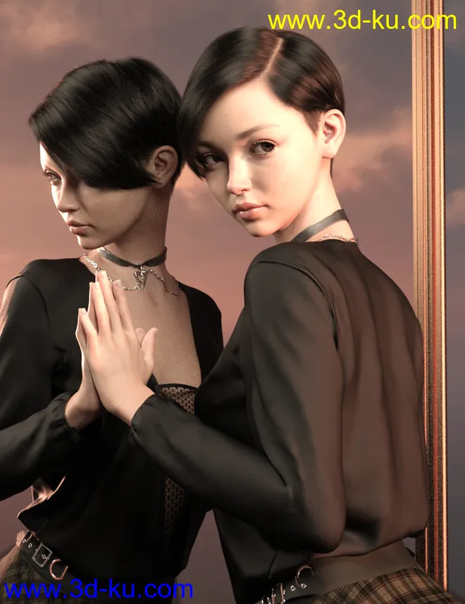 Lin and Expressions for Genesis 8.1 Female模型的图片4