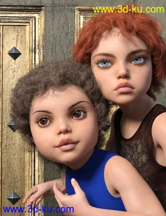 3D打印模型Lora and Lorel for Genesis 8 and 8.1 Female的图片