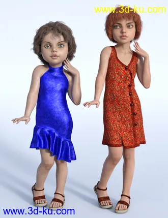 3D打印模型Lora and Lorel for Genesis 8 and 8.1 Female的图片