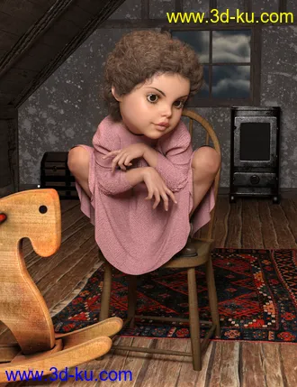 3D打印模型Lora and Lorel for Genesis 8 and 8.1 Female的图片