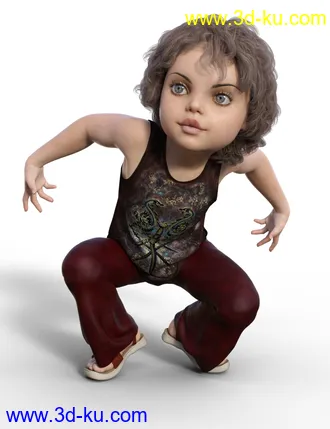 3D打印模型Lora and Lorel for Genesis 8 and 8.1 Female的图片