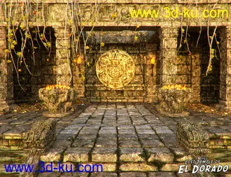 3D打印模型Lost Temples - El Dorado的图片