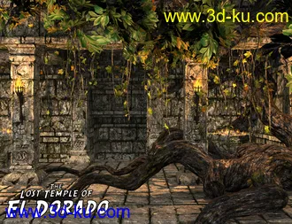 3D打印模型Lost Temples - El Dorado的图片