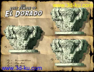 3D打印模型Lost Temples - El Dorado的图片