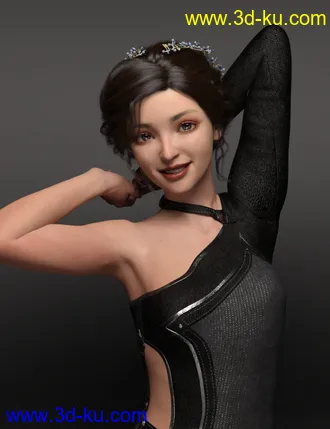 3D打印模型Lu and Expressions for Genesis 8.1 Female的图片