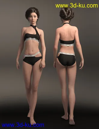 3D打印模型Lu and Expressions for Genesis 8.1 Female的图片