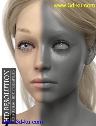 3D打印模型Ludovica HD For Genesis 8 Female的图片