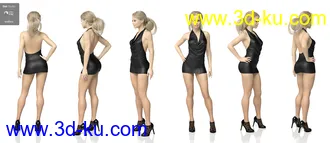3D打印模型Ludovica HD For Genesis 8 Female的图片