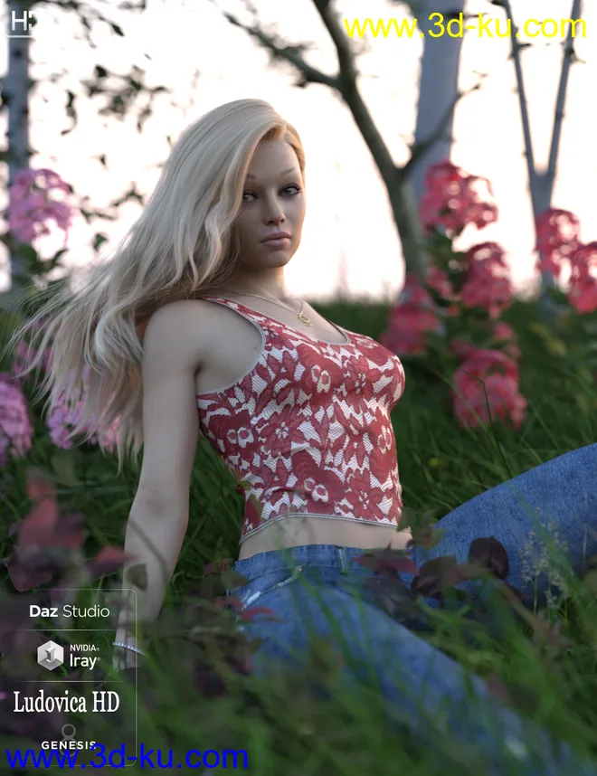 Ludovica HD For Genesis 8 Female模型的图片9