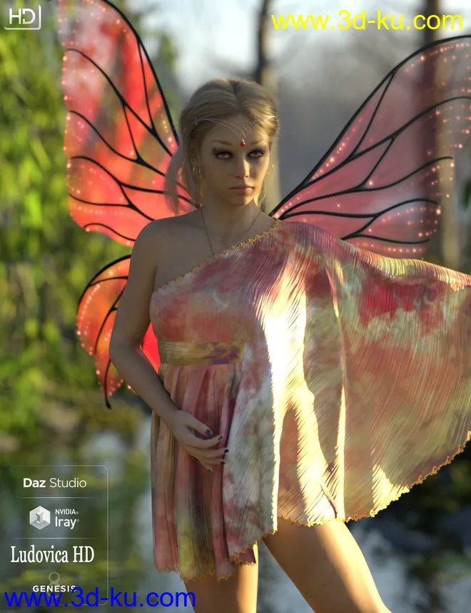 Ludovica HD For Genesis 8 Female模型的图片10