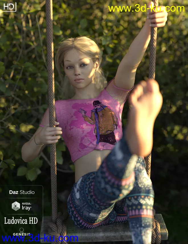 Ludovica HD For Genesis 8 Female模型的图片11