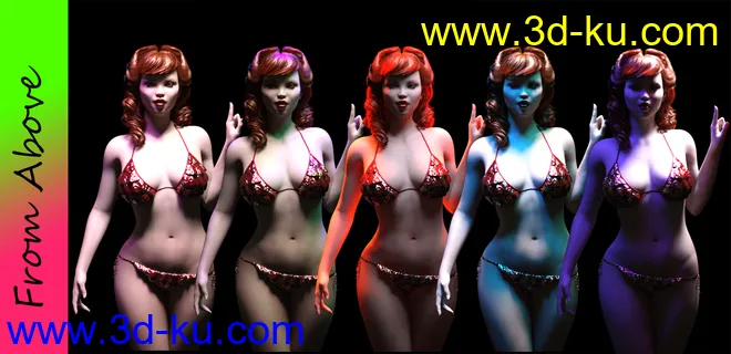 Luminosity Drama Iray Mesh Lighting System for Dramatic Lights and Shadows模型的图片4