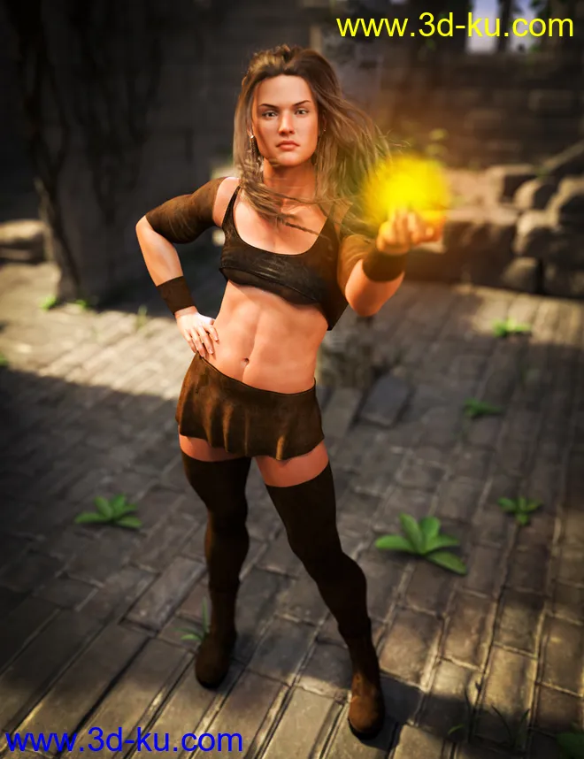 M3D Leather Obssesion Outfit for Victoria 8.1模型的图片6