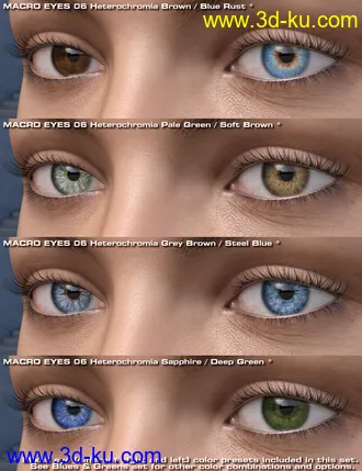 3D打印模型Macro Eyes for Iray Bundle的图片