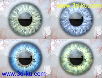 3D打印模型Macro Eyes for Iray Bundle的图片