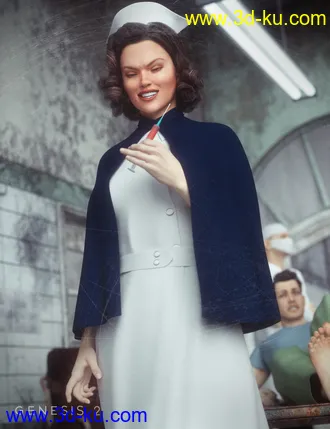 3D打印模型Mad Nurse for Genesis 2 Female(s)的图片