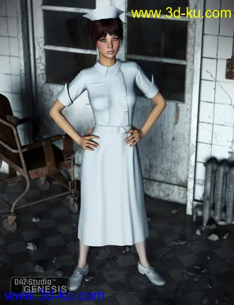 3D打印模型Mad Nurse for Genesis 2 Female(s)的图片