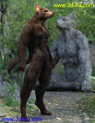 3D打印模型Majestic Anubis with dForce Hair for Genesis 8 Male的图片