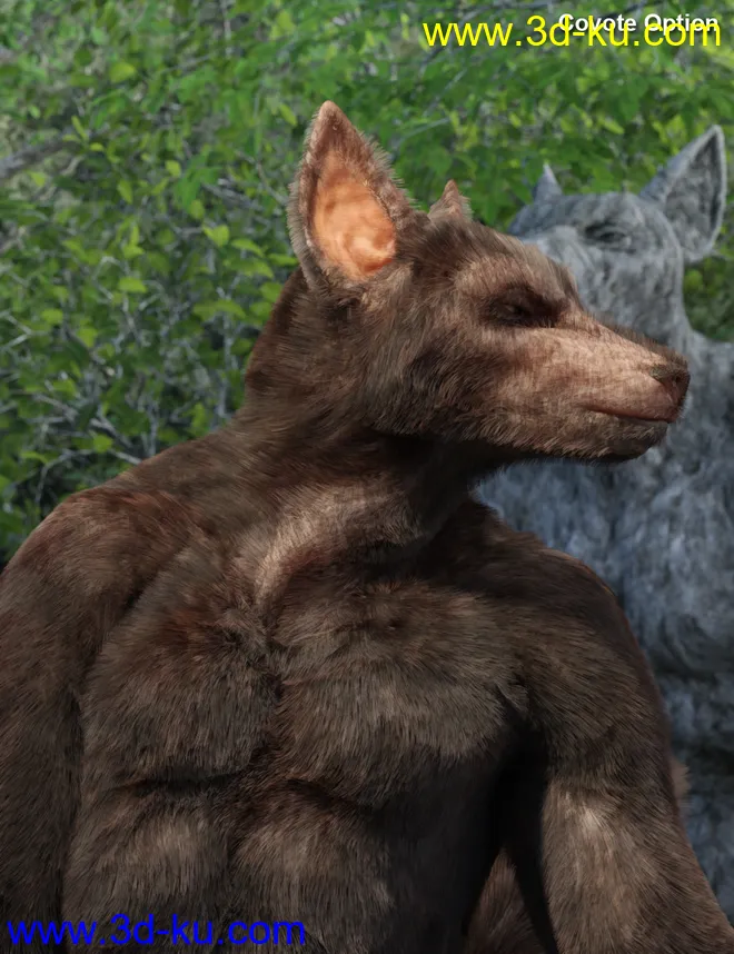 Majestic Anubis with dForce Hair for Genesis 8 Male模型的图片8