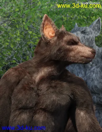 3D打印模型Majestic Anubis with dForce Hair for Genesis 8 Male的图片