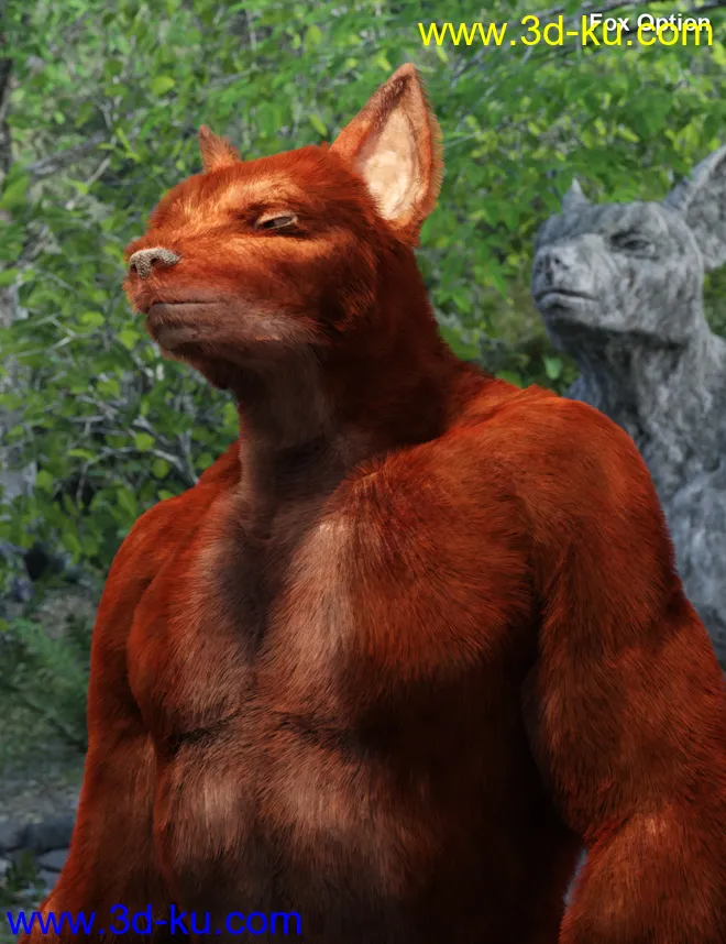 Majestic Anubis with dForce Hair for Genesis 8 Male模型的图片10