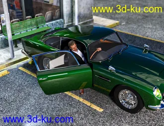 3D打印模型Majestic GT Poses for Genesis 8的图片