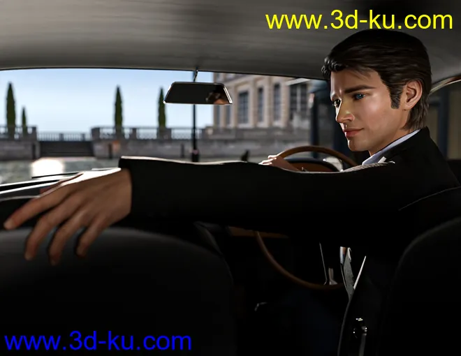 Majestic GT Poses for Genesis 8模型的图片3