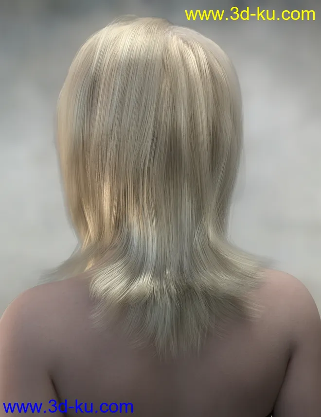Mallory Hair for Genesis 8 and 8.1 Females模型的图片9