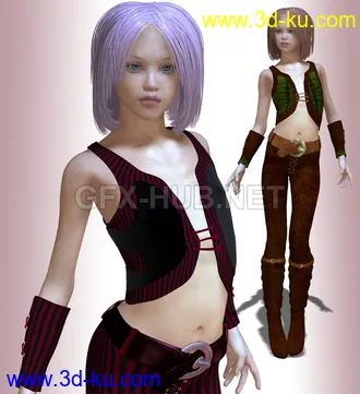 3D打印模型Marilee Outfit for V4的图片