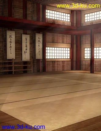 3D打印模型Martial Arts Dojo Bundle的图片