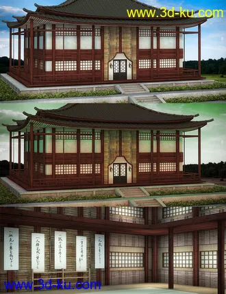 3D打印模型Martial Arts Dojo Bundle的图片