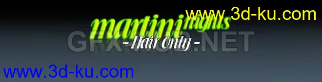 Martini Nights - Martini Bun Hair Only模型的图片1