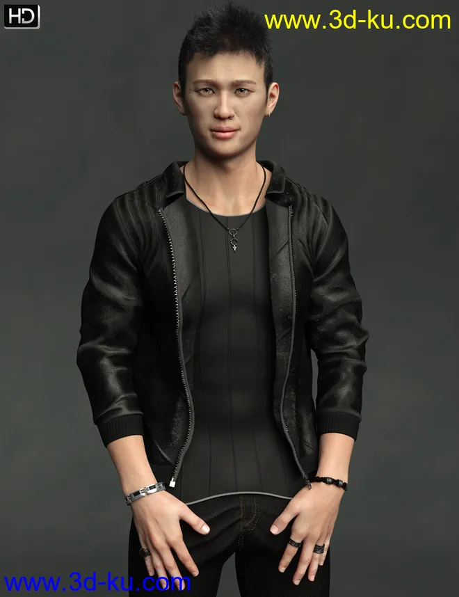 Matias HD for Genesis 8 Male模型的图片3