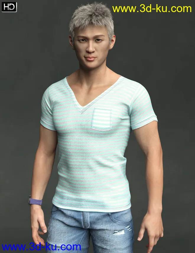 Matias HD for Genesis 8 Male模型的图片7