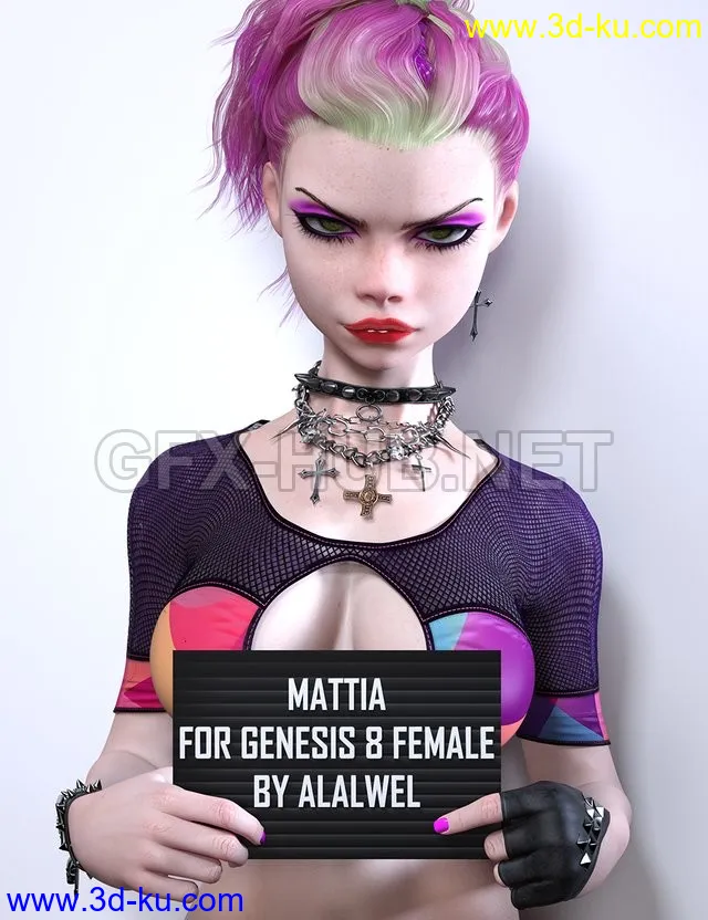 Mattia for Genesis 8 Females模型的图片1