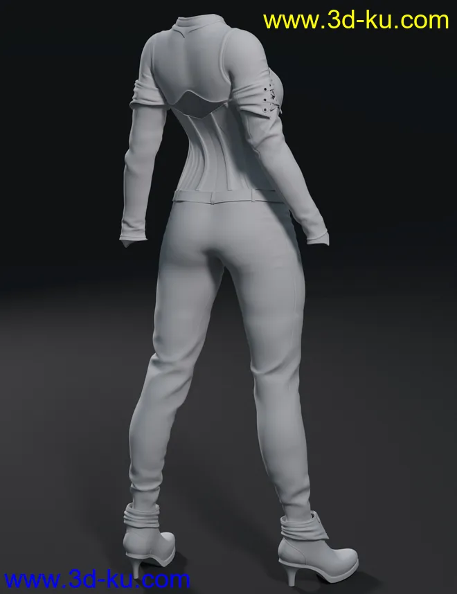 Mauree Outfit for Genesis 8 Females模型的图片3