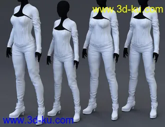 3D打印模型Mauree Outfit for Genesis 8 Females的图片