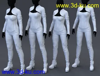 3D打印模型Mauree Outfit for Genesis 8 Females的图片