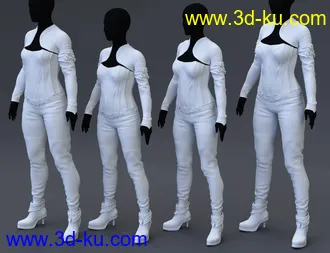 3D打印模型Mauree Outfit for Genesis 8 Females的图片