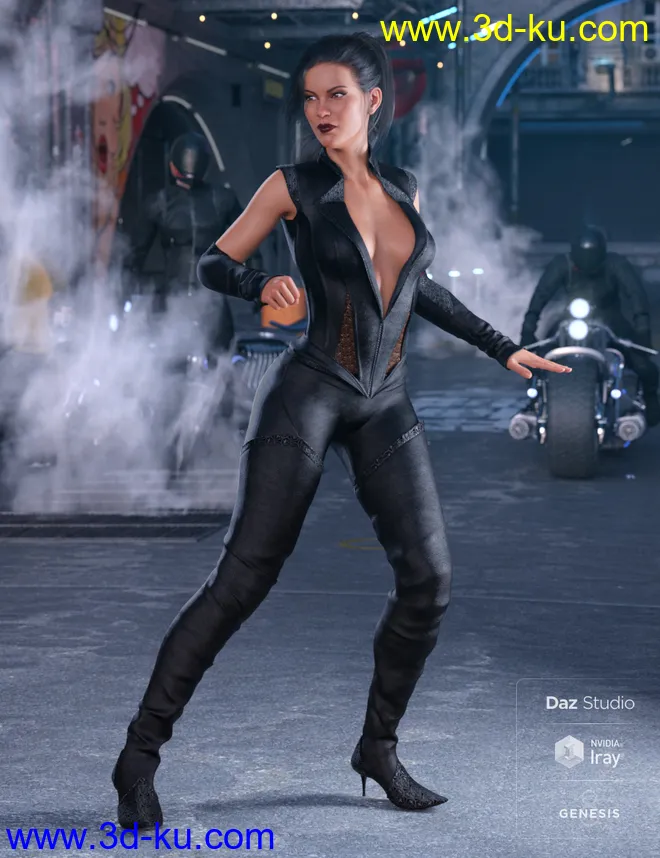 MayWeather Outfit for Genesis 8 Female(s)模型的图片1
