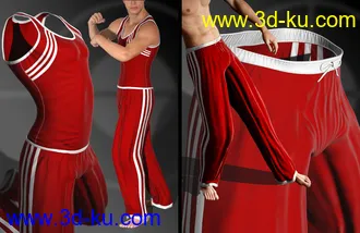 3D打印模型Mec4D After Gym Set for Genesis 2 Male(s)的图片