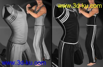 3D打印模型Mec4D After Gym Set for Genesis 2 Male(s)的图片