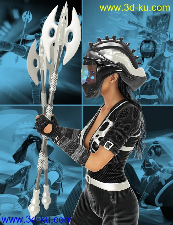 Mec4D Apocalipsa for Genesis 2 Female(s)模型的图片1