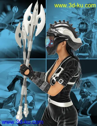 3D打印模型Mec4D Apocalipsa for Genesis 2 Female(s)的图片