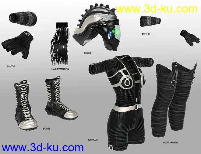 Mec4D Apocalipsa for Genesis 2 Female(s)模型的图片2