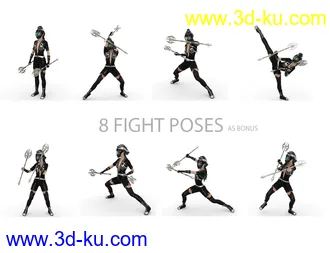 3D打印模型Mec4D Apocalipsa for Genesis 2 Female(s)的图片