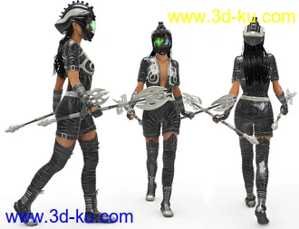 3D打印模型Mec4D Apocalipsa for Genesis 2 Female(s)的图片